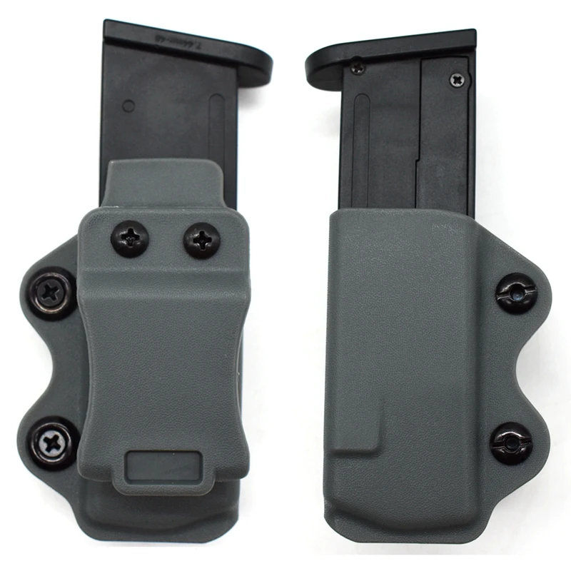 

Tactical IWB/OWB Single Magazine Pouch Hunting Belt Clip 9mm Glock 17 Magazine Case Holster