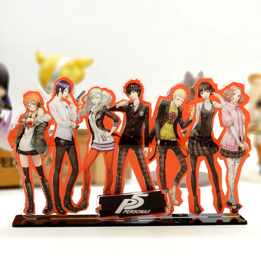 

Persona5 P5 Hero Ryuji Anne Yusuke family acrylic stand figure model plate holder cake topper anime game