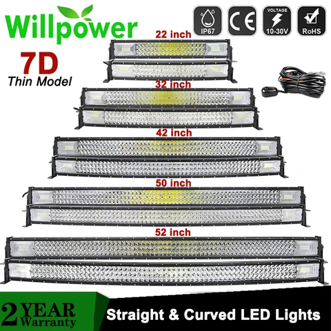 Straight Or Curved LED Light Bar