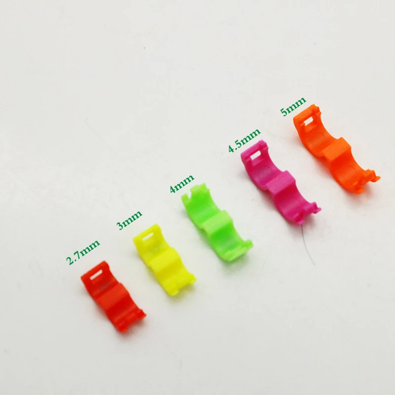 30 Pcs Inner 2.7/ 3/4/4.5/5mm Canary Clip Ring Bird Pigeon Parrot Leg Rings Small Birds Foot Rings With Number Bird Clip Ring