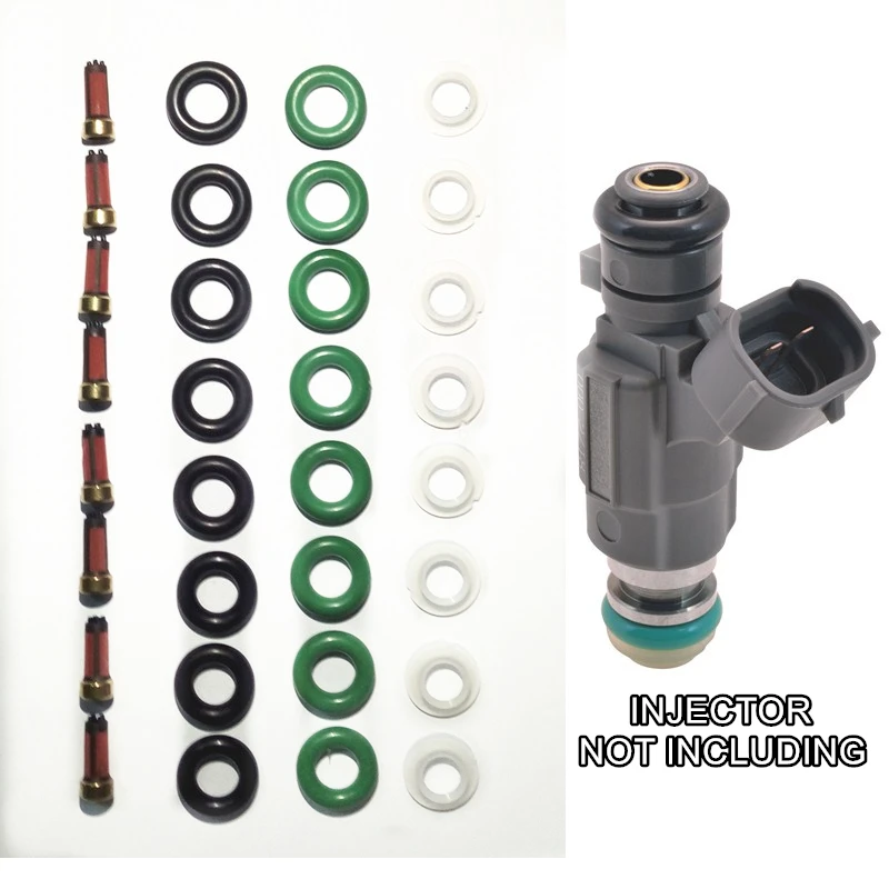 

8sets fuel injector repair kit & service kits fit for Nissan Infiniti 2000-04 Fuel Injector 16600-5L700 166005L30 AY-RK010