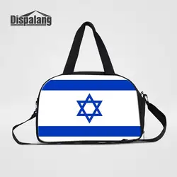 Dispalang Men Outdoor Travel Duffels National Flag Print Messenger Duffle For Traveling Boy Portbale Sport Bag Weekend Overnight