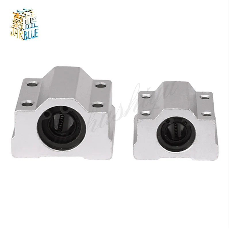 

4pcs/Lot SC6UU SC8UU SC10UU SC12UU SC16UU Linear Ball Bearing For XYZ Rail Shaft Linear 3D Printer Part Aluminium Alloy Pulley W