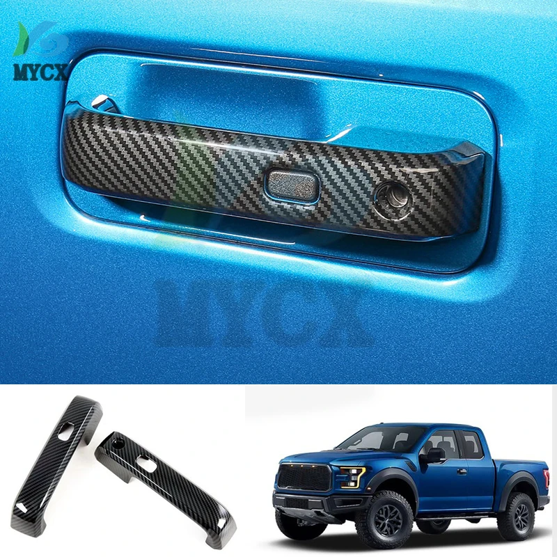 

Fit for Ford Raptor F-150 2017 2018 2019 2020 Car Accessories ABS Car Side Wing Fender Air Guide Vents Frame Trim 2pcs