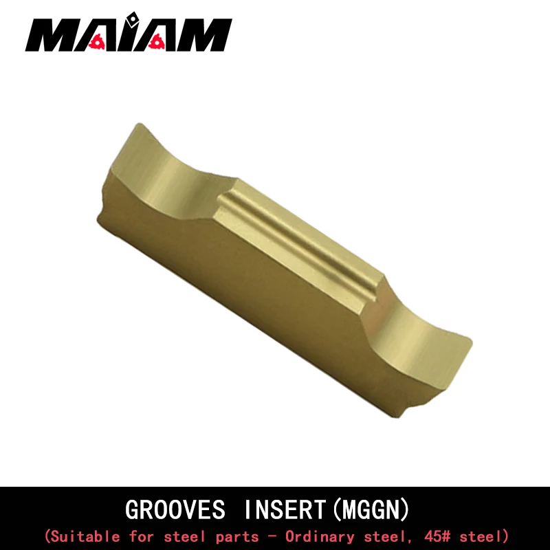 Scanalatura inserto MGGN150 MGGN200 MGGN250 MGGN300 MGGN400 MGGN500 carburo di Tornitura inserto per parti In Acciaio In acciaio inox Alluminio