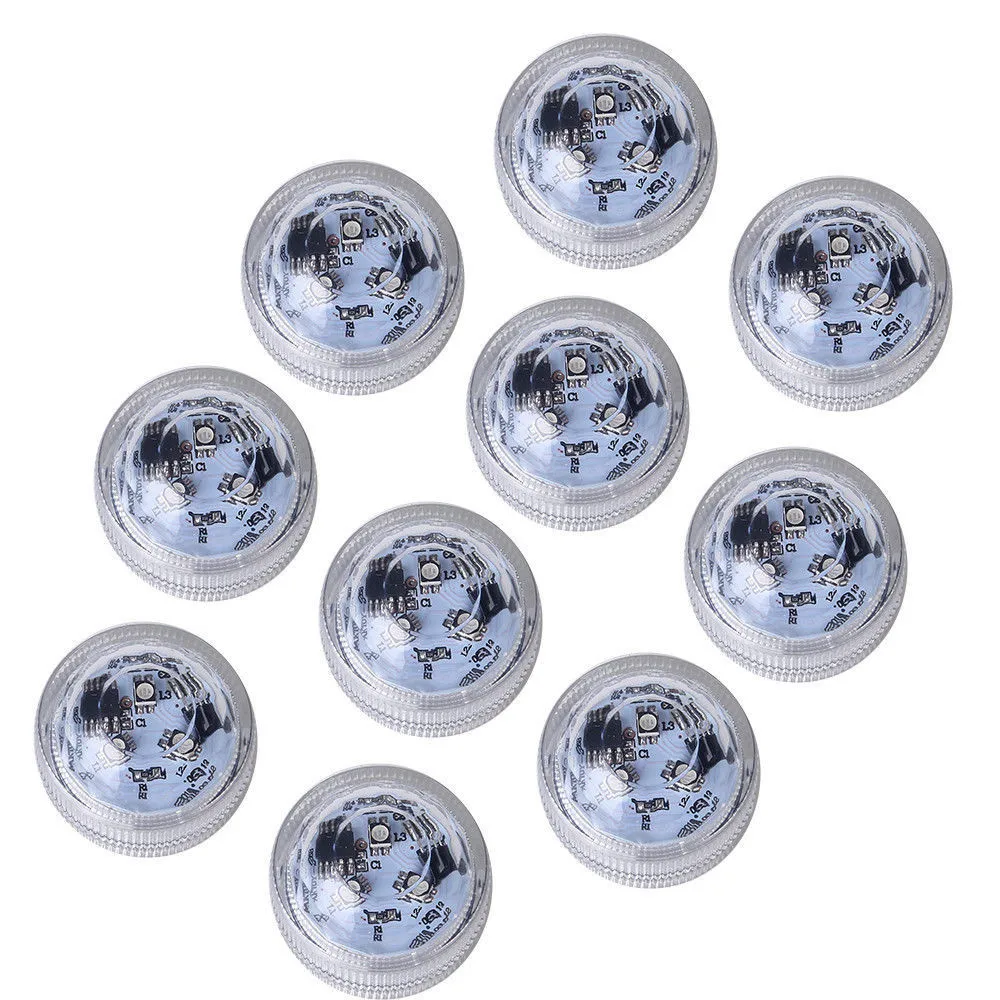 IP68 Waterproof Battery Operated Multi Color Submersible LED Underwater Light for Fish Tank Pond Swimming Pool Wedding Party