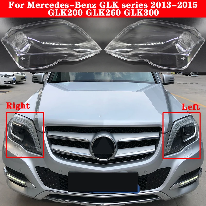 Car Front Headlight Cover For Mercedes-Benz GLK series GLK200 GLK260 GLK300 2013-2015 Lampshade Head Lamp light glass Lens Shell