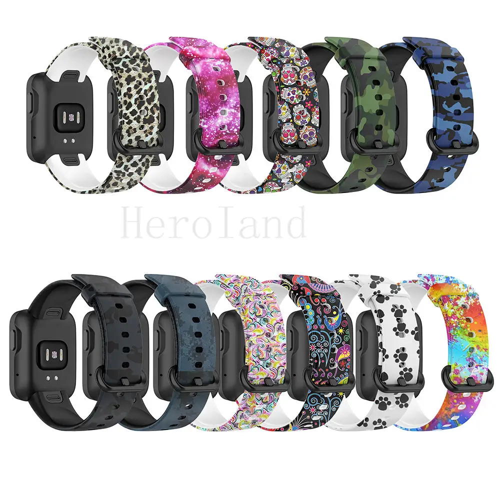 For Xiaomi Mi Watch lite Global Version Strap Colorful Band Soft Silicone Wristbands Bracelet Straps For Redmi SmartWatch Belt