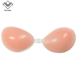 Thick Silicone Bra Adhesive Strapless Breast Enhancer Pads Invisible Women Push Up Sexy Brasieres Para Mujer Intimates Accessory