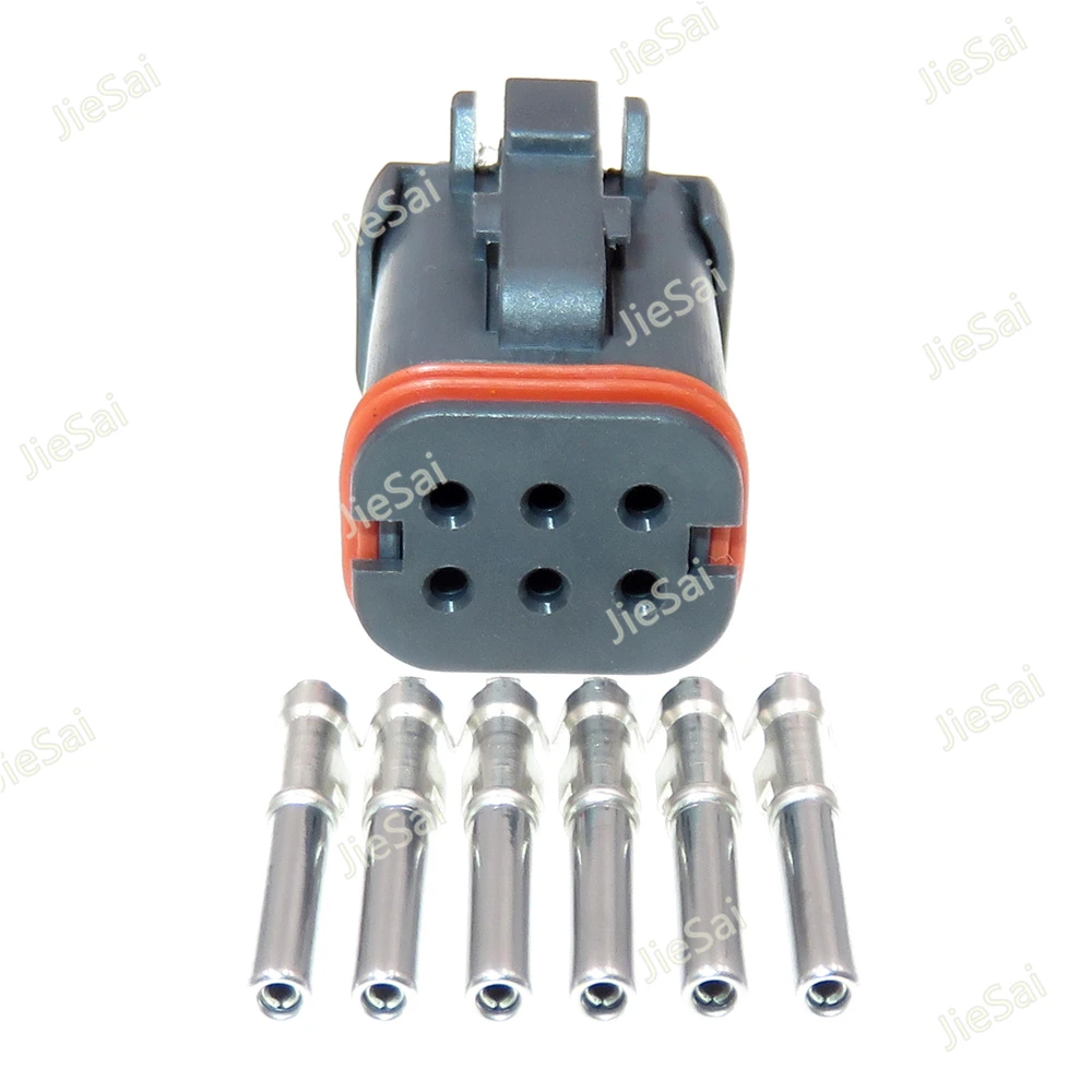 6 Pin Auto Accessories  DT16-6SB-KP01 Car Modificated Plug Automobile Wiring Terminal Waterproof Connector