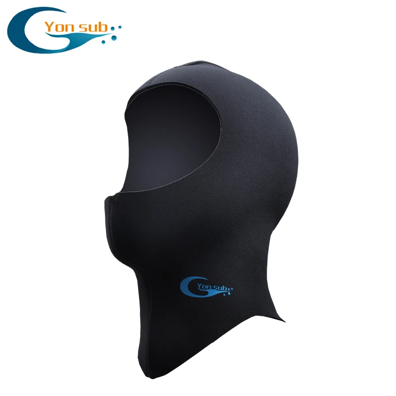 Cappuccio per immersioni subacquee in Neoprene con spalla per l'inverno, cuffie per tenere al caldo, attrezzatura per lo Snorkeling per la pesca subacquea, 3mm, 5mm