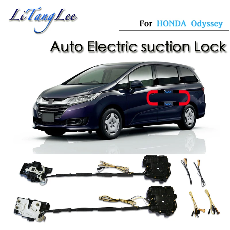 

For HONDA Odyssey Elysion RC Car Soft Close Door Latch Pass Lock Actuator Auto Electric Absorption Suction Silence Closer