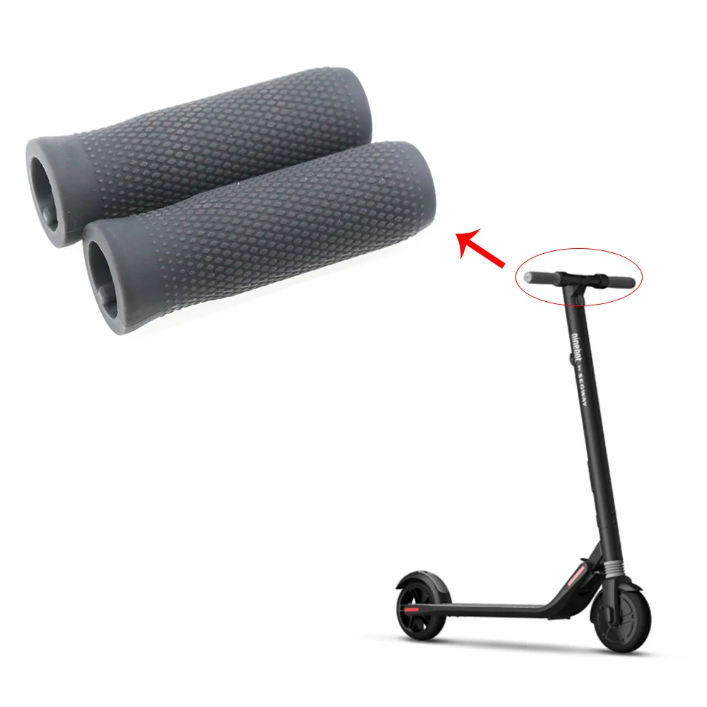 

Scooter Grips Gray Rubber Antiskid Handlebar Cover for Segway Ninebot ES1/ES2/ES3/ES4/ES5 Electric Scooter Accessories/Parts