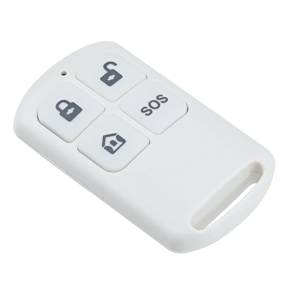 Wireless Remote Control High-Performance Portable 4 Buttons Keychain For WIFI GSM Home Security Alarm System 433MHz