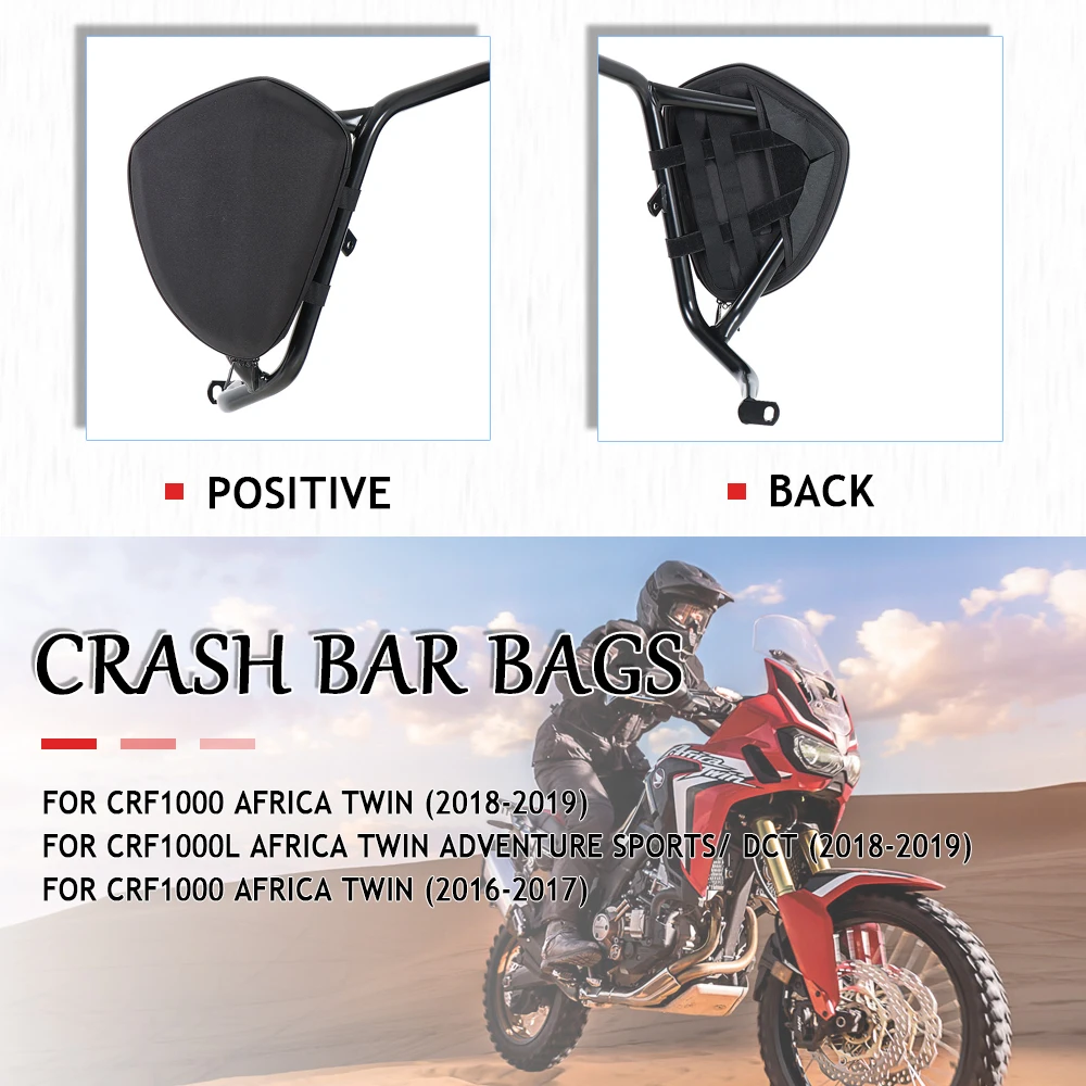 

NEW Motorcycle Frame Crash Bar Bags Tool Placement Travel Bag CRF 1000 L FOR HONDA CRF1000L AFRICA TWIN ADVENTURE SPORTS/ DCT