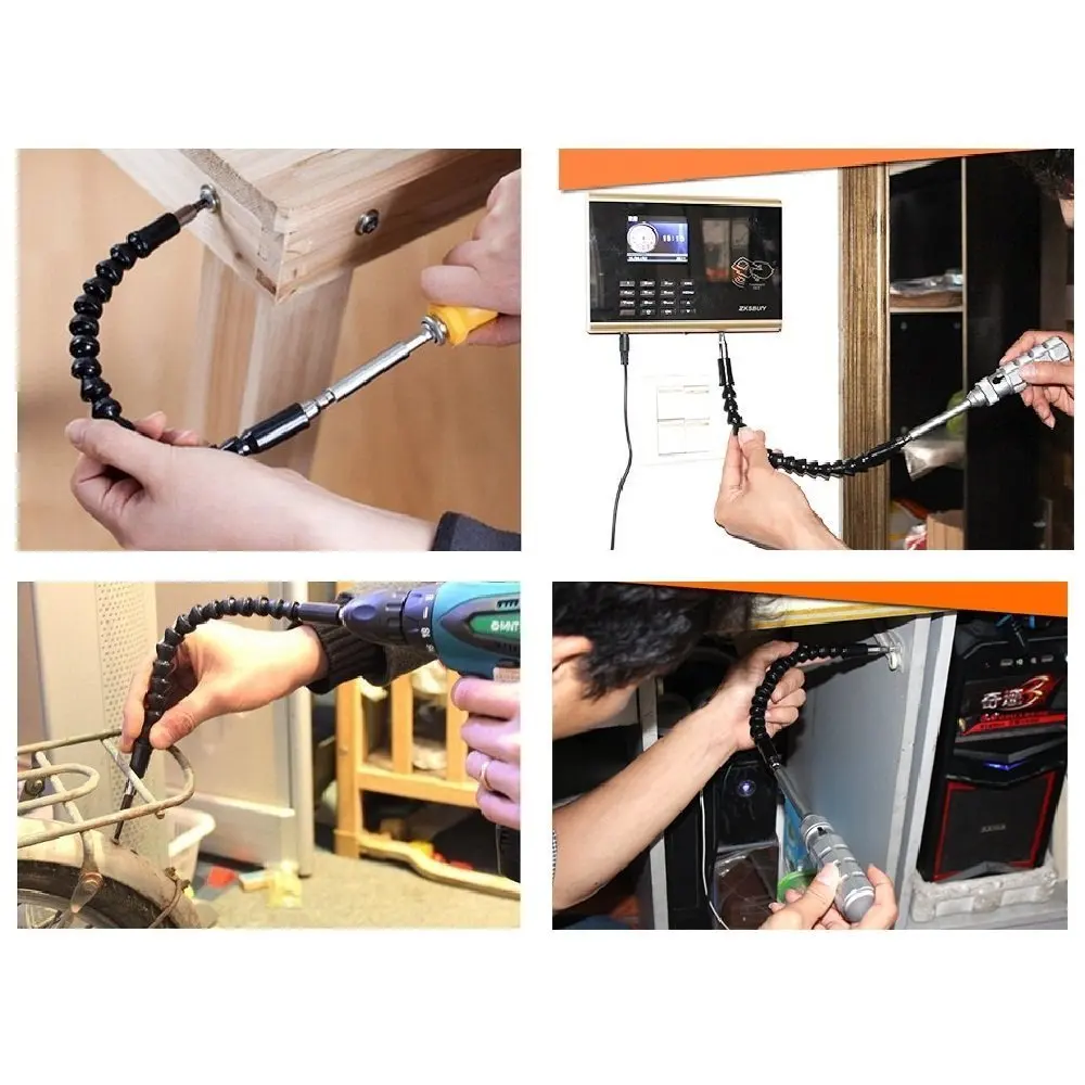 290mm Flexible Hex Welle Bohrer Verlängerung Bit Halter mit Magnetic Connect Antriebswelle Elektrische Bohrer Power Werkzeug Zubehör