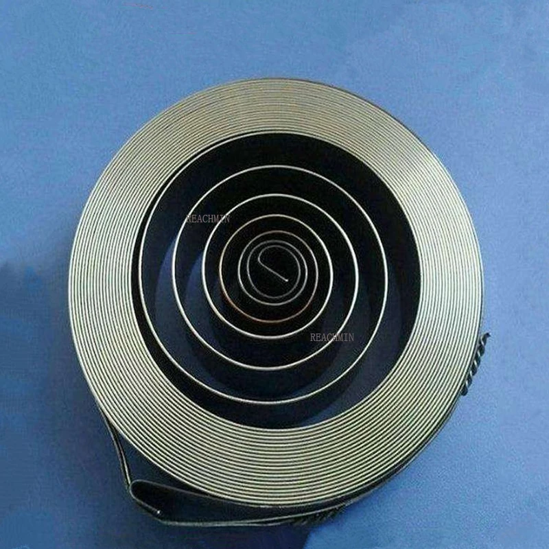 

Customized High Quality Constant Forced Spring Clock Flat Coil Spiral Power Spring, 0.4mm thickness x 11mm width x 3600mm length