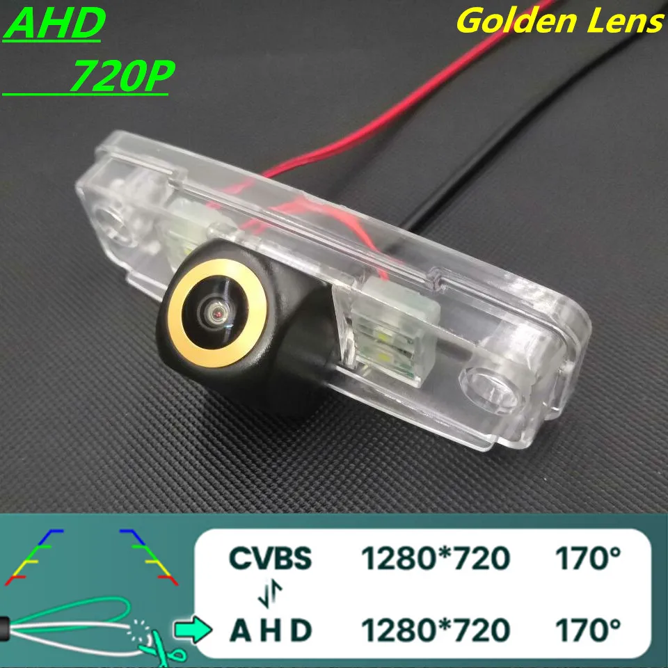 

AHD 720P/1080P Golden Lens Car Rear View Camera For Subaru Forester 2002~2013 Legacy Outback BR Reverse Parking Monitor