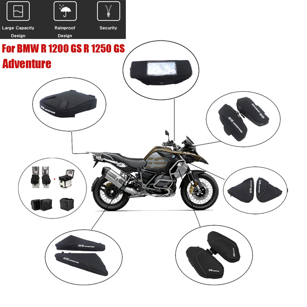 For BMW R 1200 GS R 1250 GS Adventure ADV Motorcycle Repair Tool Placement Bag Bumper Frame Triple-cornered Package Toolbox