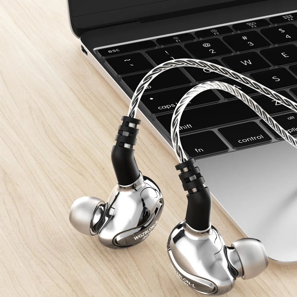 BLON-auriculares BL-01 BL01, dispositivo de audio interno con diafragma de fibra biológica de 10mm, para DJ, correr, con Cable desmontable de 2 pines, BL-03, BL03, BL05