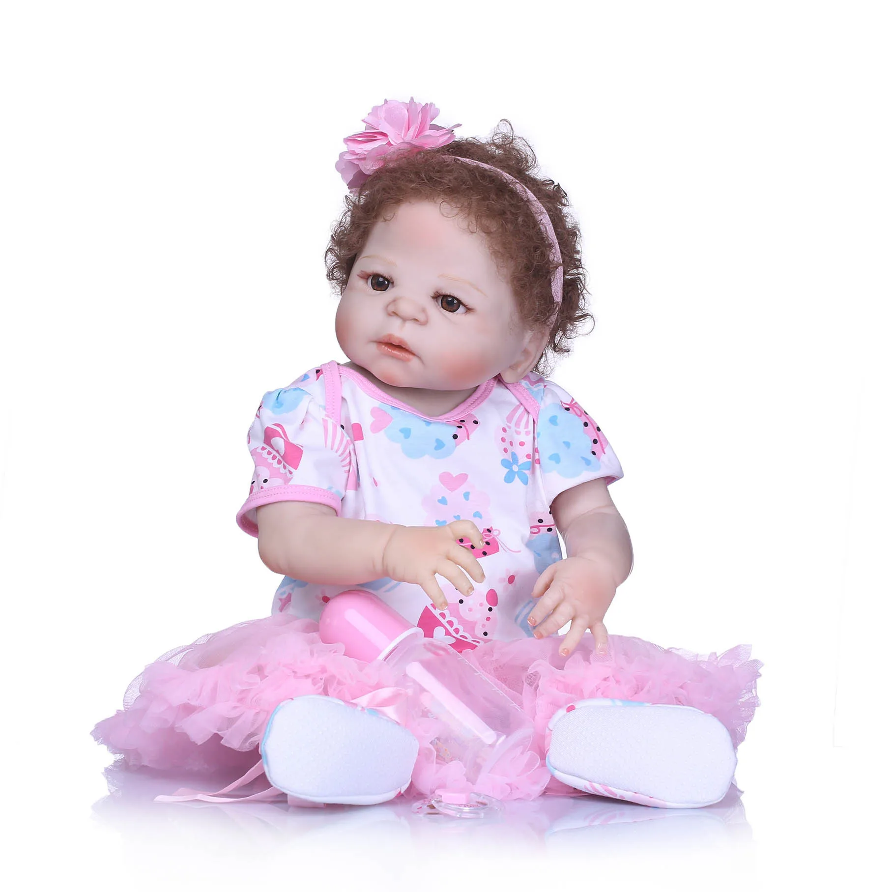 

Bebes doll with Children's toys, dolls, baby simulation, children's festival gifts, photography props, ornaments