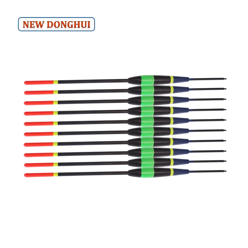 Newdonghui 10pcs/pack  Fishing Floats Bouy Bobber Flutuador For Fishing Waggler 3g Wood Float 25CM OEM Factory Store