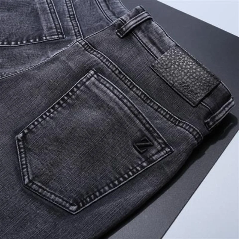 2021 men Jeans Autumn Winter Jeans Flocking Warm Soft Men Activities Warm denim Men Jeans  streetwear men men jeans baggy jeans