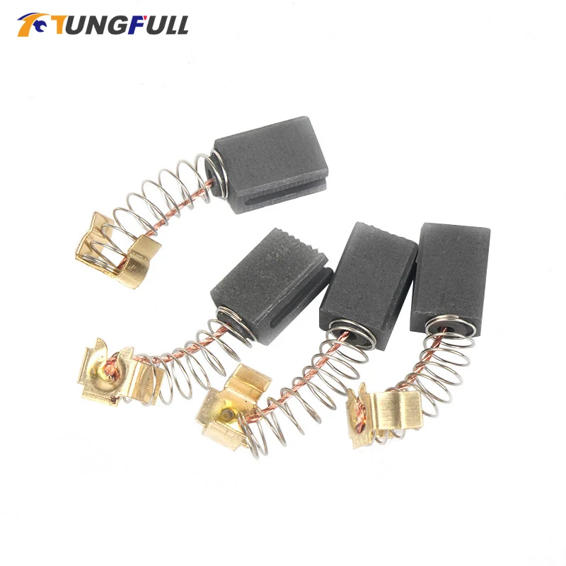 

TUNGFULL 6Pcs Mini Drill Electric Grinder Replacement Carbon Brushes Spare Parts For Electric Motors Rotary Parts 6*9*13.5mm