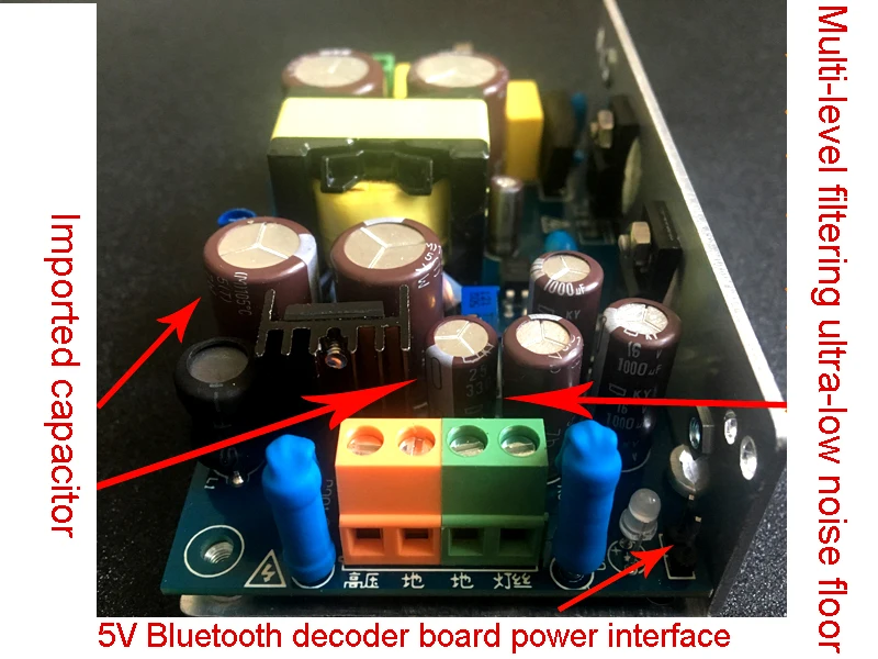 Hisonauto Tube Amplifier Switch Power Supply Board Transformer 60W For Audio Amplifier Preamplifier AMP AC95V-260V input H252