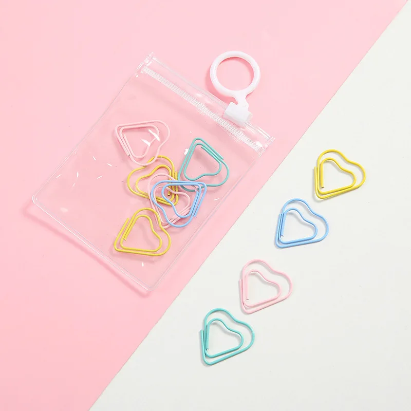 30sets Metal Paper Clips Cartoon Mini Bookmark Binder Markers Reading Supplies Office Tickets Notes Letter Book Accessories