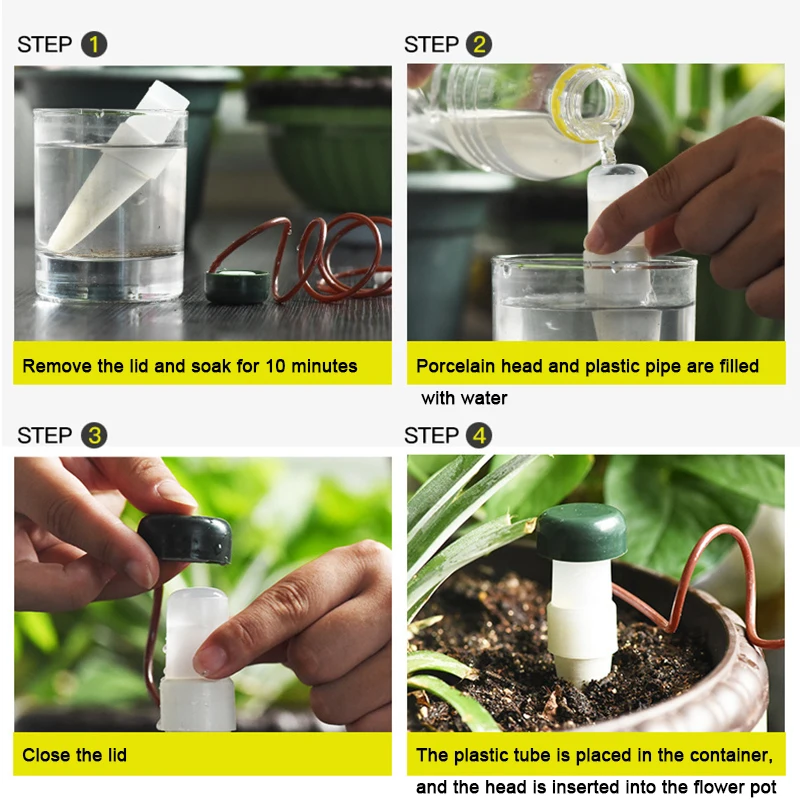 Indoor Automatic Drip Irrigation Watering System Flower Plant Watering Tools For Flower Pot Micro Drip Head gardening tools