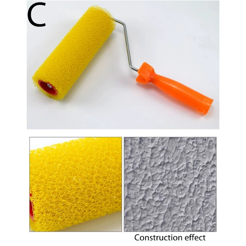 1Pcs Diatom Mud Roller ProชุดแปรงPaint Runner Paint Runner Roller WallสำหรับHome Officeผนังอาคารสีม้วน
