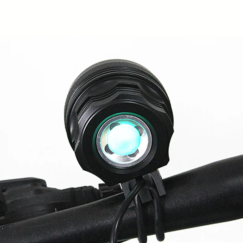 9800 Lumen 7 * T6 Fiets Front Light Set Met Accu Ultra Helderheid Fiets Stuur Mount Night Fietsen Led lamp BC0544