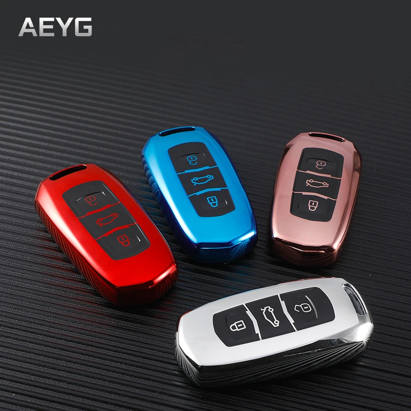 

TPU Car Key Case Cover Shell Fob For Geely Atlas Boyue NL3 EX7 Emgrand Global Hawk GX7 SUV GT GC9 Borui Smart Shell Accessories