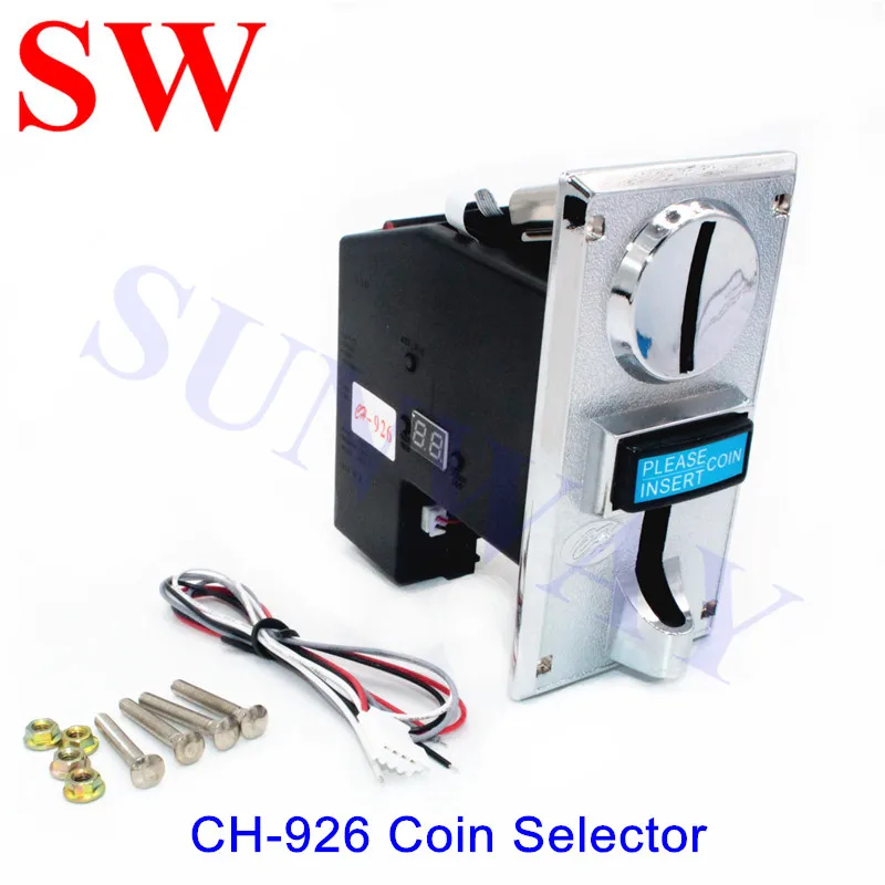 

1PC CH-926 Zinc Alloy Front Entry Multi Coin Acceptor Token Selector Coin Mech for Arcade Game Cabinet Kiosk Vending Machines