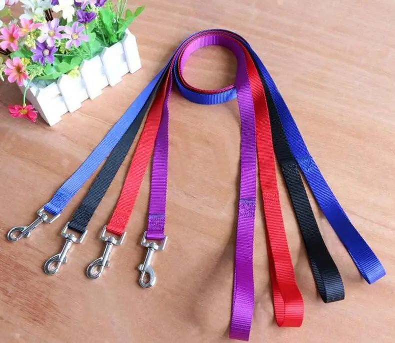 

120cm long high quality nylon dog pet leash lead for seat belt harness lead for cat dog collar pets dog collars leashes leash fa