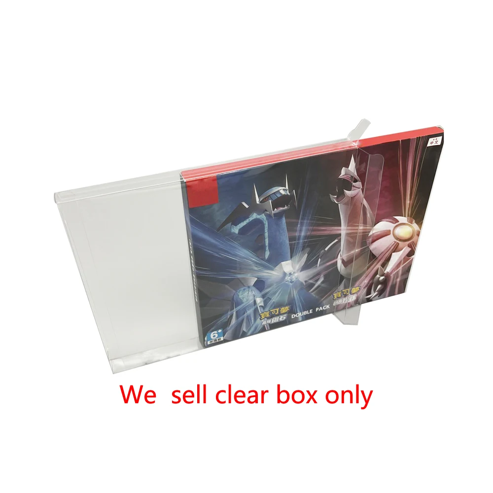 

10PCS PET protective box For switch NS Pearl Diamond Bundle Special Japanese HK version plastic Collection Display Box