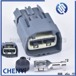 2 Pin 9.5mm Auto waterproof connector Steering gear booster pump electronic booster pump plug 7283-2918-10 For Ford Focus Mazda