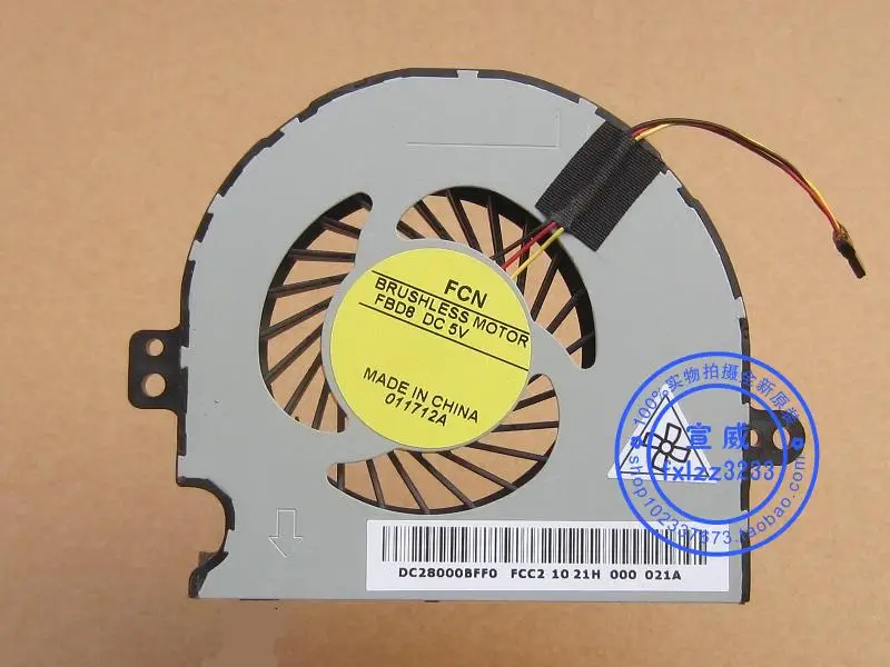 

FCN MG60120V1-C220-G9A FBD8 DC28000BF DC 5V 3-Wire Server Cooling Fan