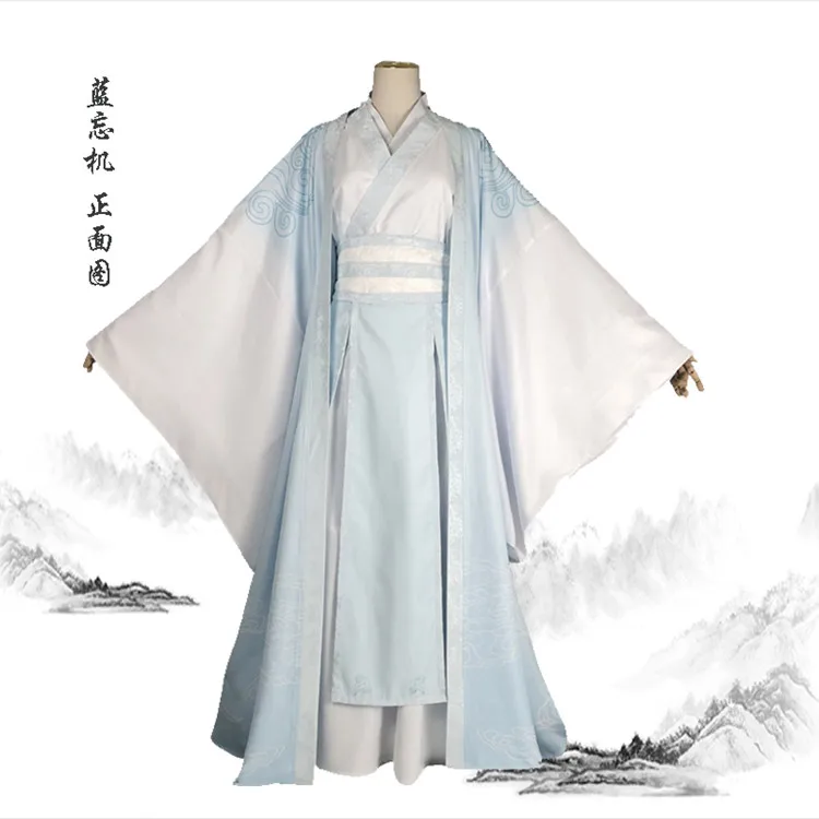 

FREE Demonic Cultivation Cosplay Lan Wangji Dao Mo To Shi Wei Wuxian Cosplay Costume Anime Grandmaster of Mo Dao Zu Shi