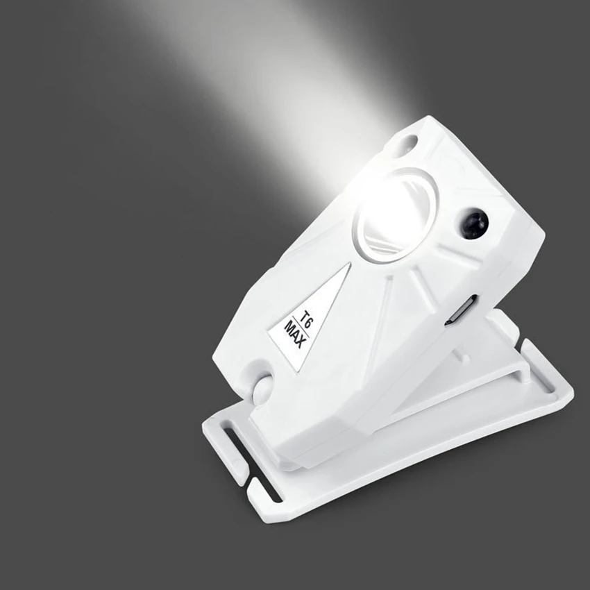 Tay Đèn LED Kẹp Trên Nón Ánh Sáng, Sạc Cảm Biến Chuyển Động Nón Ánh Sáng Đèn Pin Gắn Dây Đeo Đầu Cho Câu Cá Cắm Trại