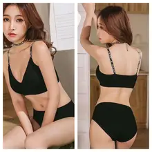 Women Seamless Sports Bra and Panties Set #3