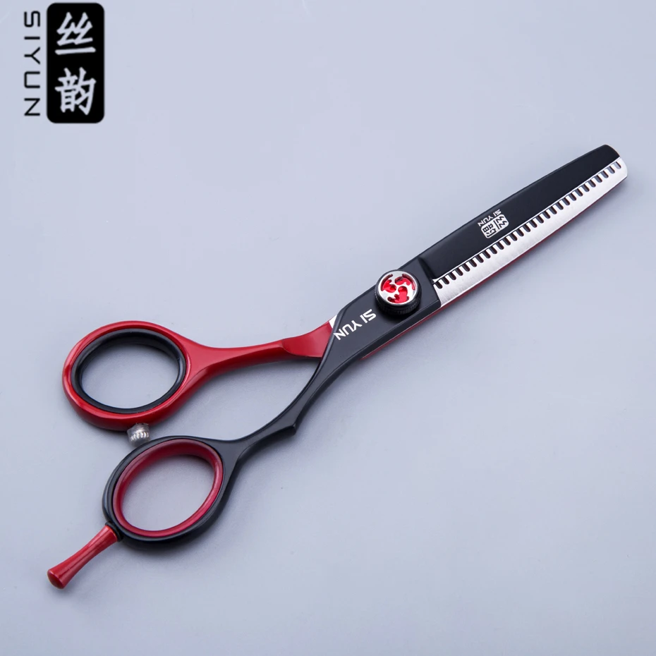 SiYun 5.5inch(16.00cm) Mix Color RB55 Model Thinning Hair Scissors Hair Scissors Stainless Steel Salon Hairdressing Shears