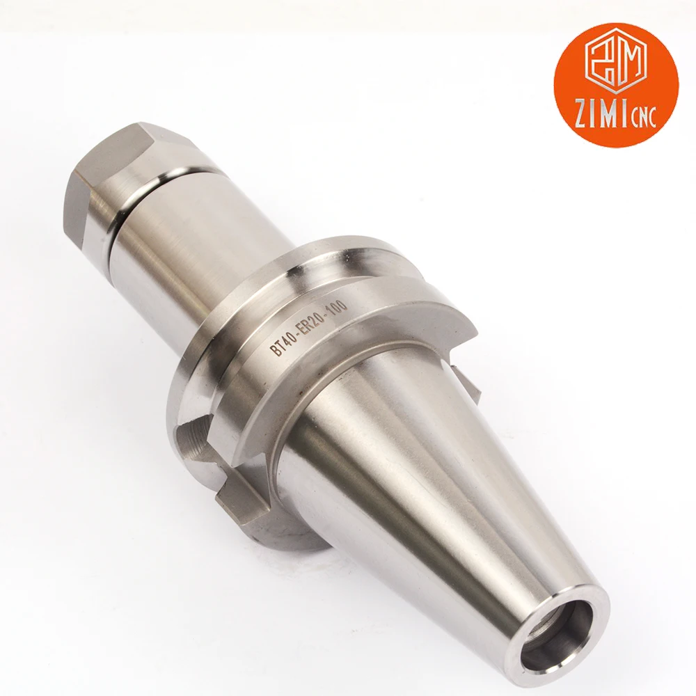 1PCS BT40-ER20-100 holder BT43 CNC tool holder 100mm for ER20 spring chuck CNC lathe cutting tool milling tool