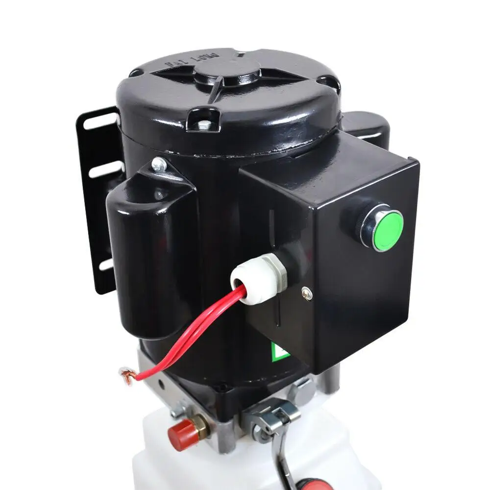 220V 10L A Semplice Effetto Pompa Idraulica Discarica Rimorchio Ascensore Unità di Potenza Da 2.64 Galloni Auto Auto Ascensore