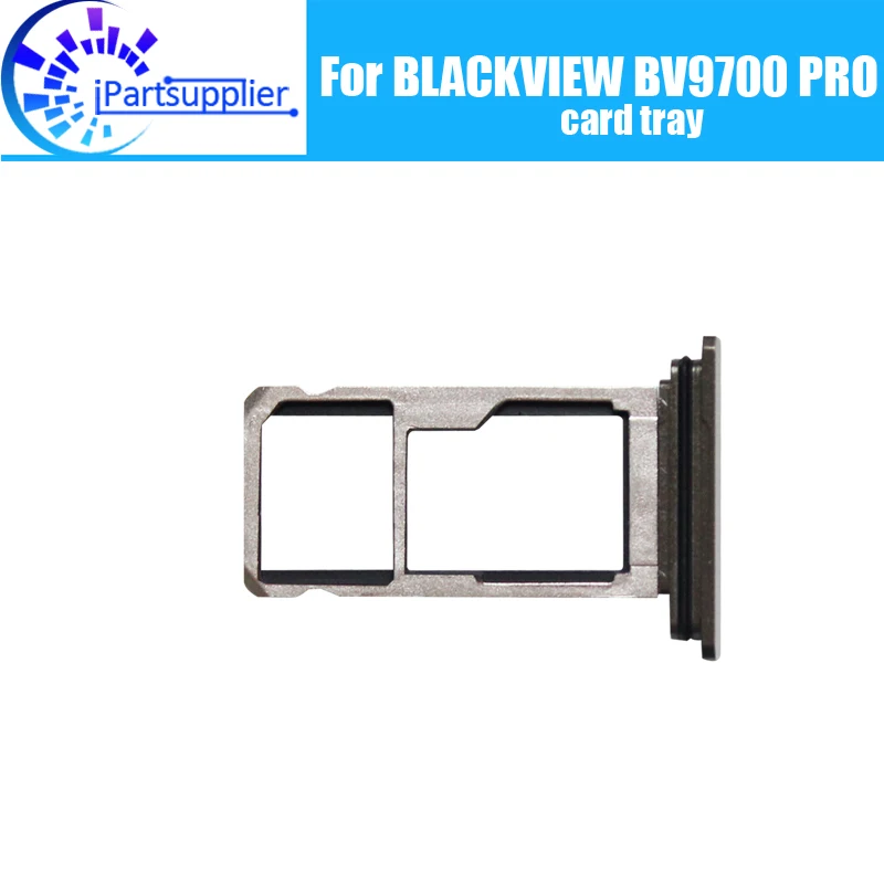 Blackview bv9700 프로 카드 트레이 홀더 bv9700 프로에 대한 100% 원래 고품질의 sim 카드 트레이 sim 카드 슬롯 홀더 repalcement