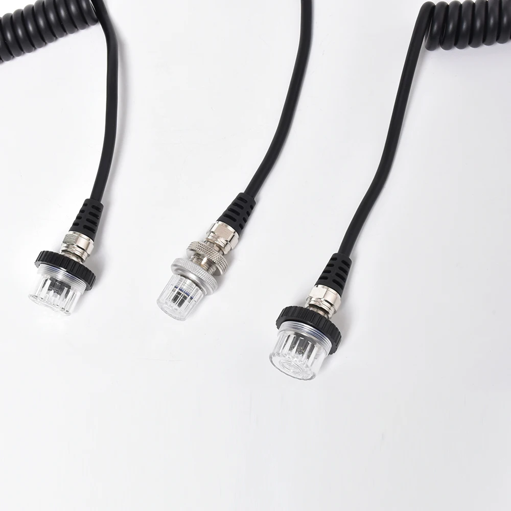 Sea frogs diving waterproof shell flashlight connection line 5 pin synchronous lightning conductor cable data line