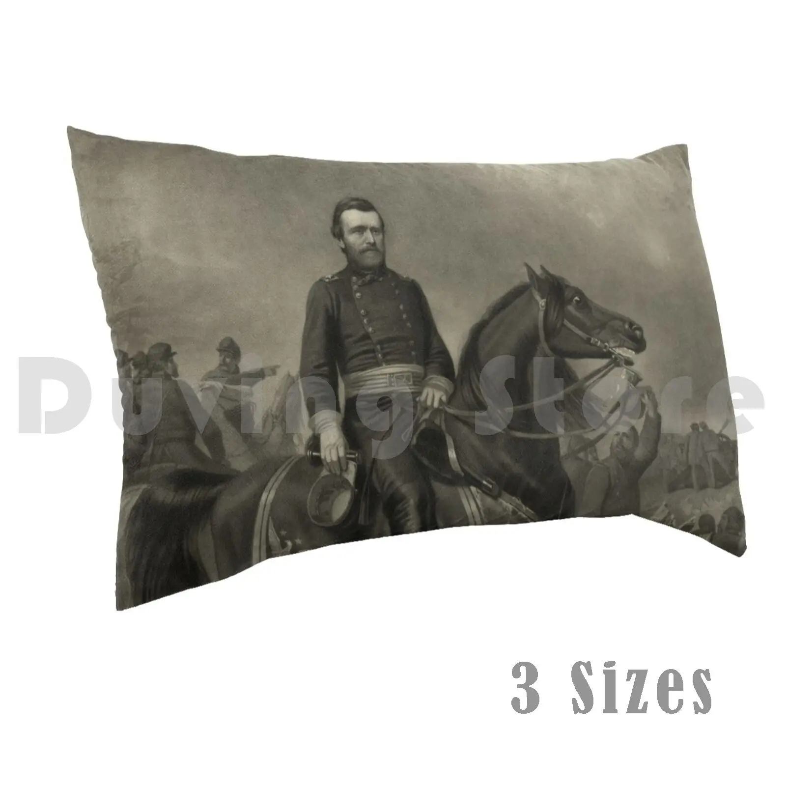 General Grant On Horseback Pillow Case Printed 50x75 Civil War Ulysses S Grant Military Us Military Union