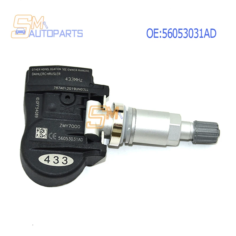 Система контроля давления в шинах 56053031AD для Chrysler Sebring Dodge Caliber Jeep Compass Liberty Patriot tpms 433 МГц