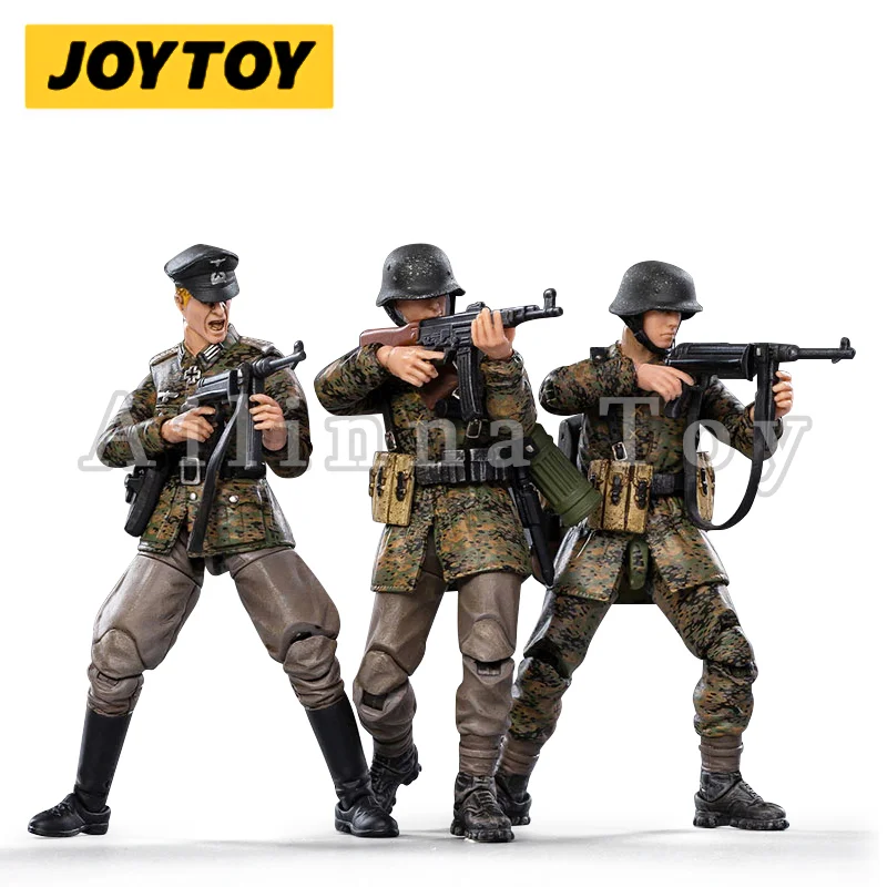 Joytoy boneco de ação 1/18 e 3.75, segunda guerra mundial, alemanha, camuflagem, coleção de anime militar, frete grátis